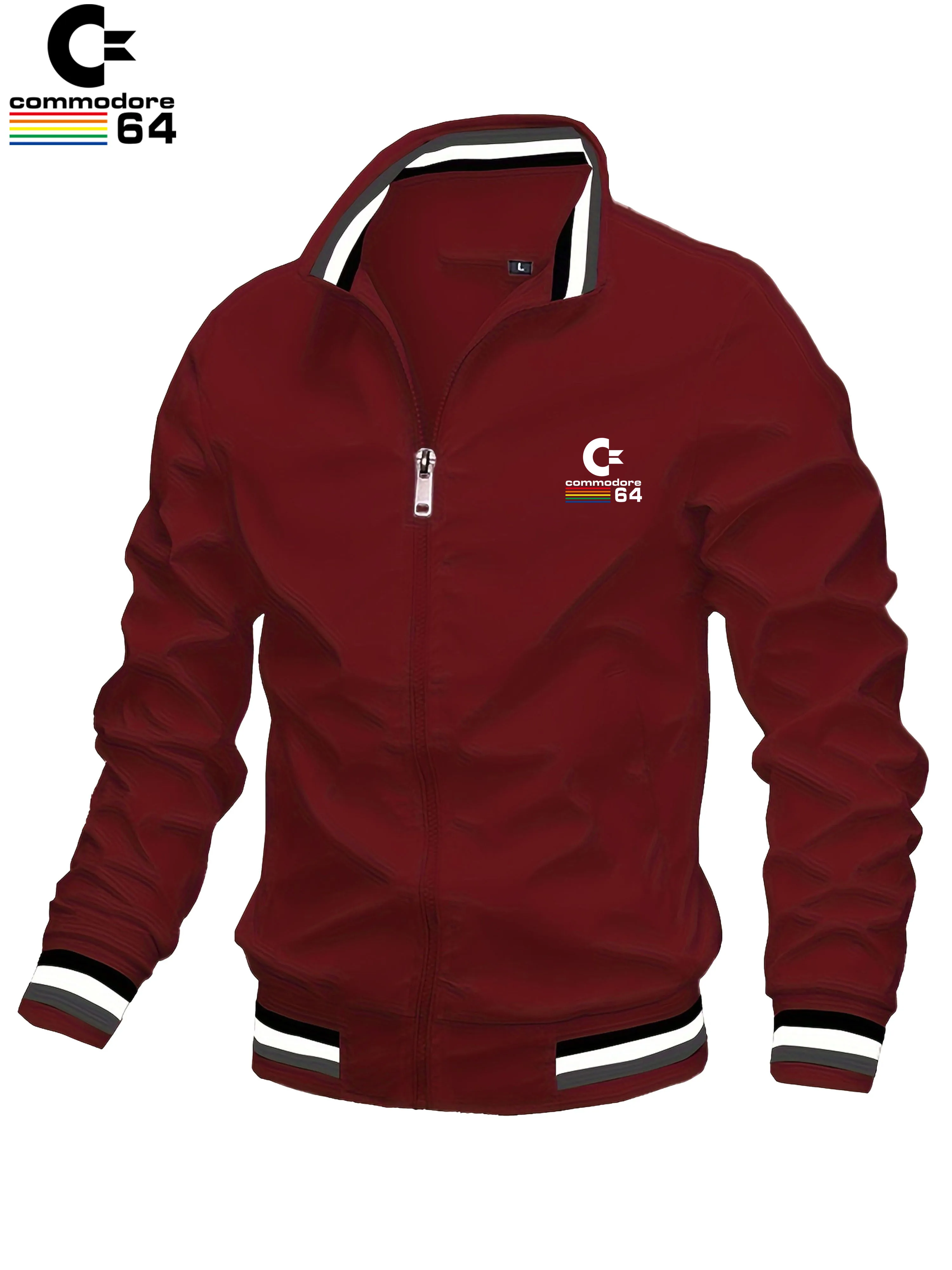 سترة دراجة نارية C64 بتصميم عتيق جديد لعام 2025 ، سترة سباق ، سترة واقية ، سترة رياضية خارجية مضادة للرياح ، معطف رجالي #6