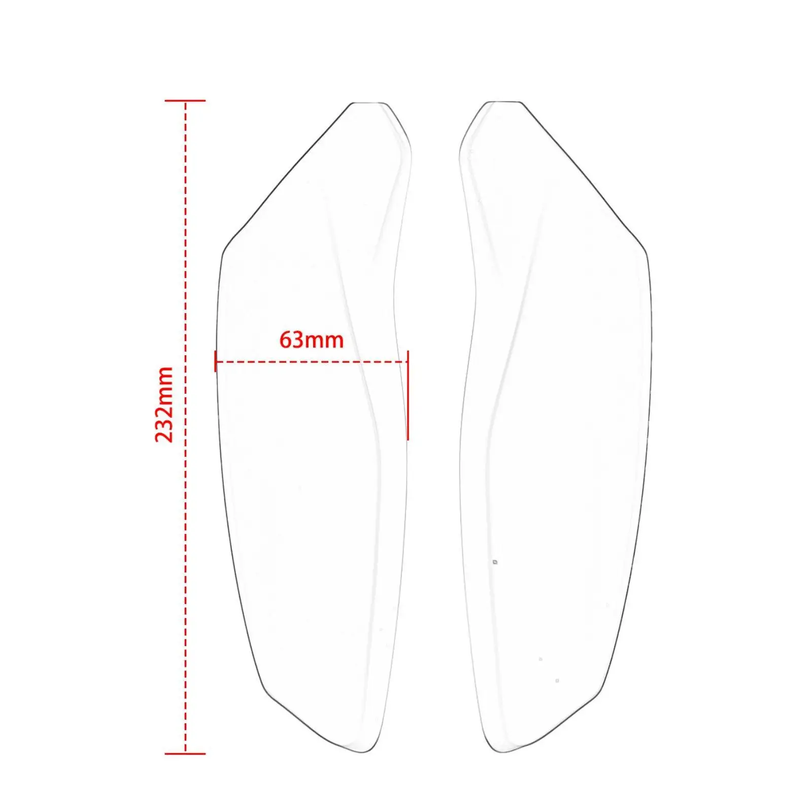 User Friendly Waterproof Electric Bike Handlebar Covers Gloves Sturdy Plastic for Ducati Multistrada 2015 and Newer