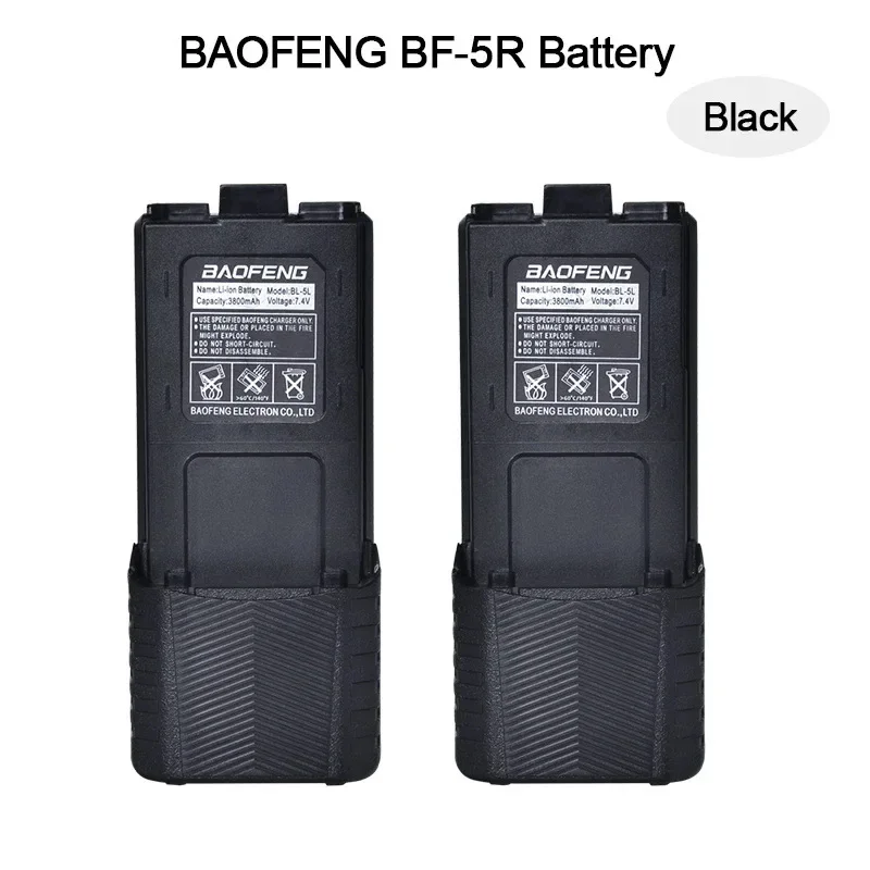 For Baofeng BL-5L Battery for Walkie Talkie, Two Way Radio Accessories, 3800mAh, UV-5R, UV5RE, UV5RA F8HP Walkie Talkie