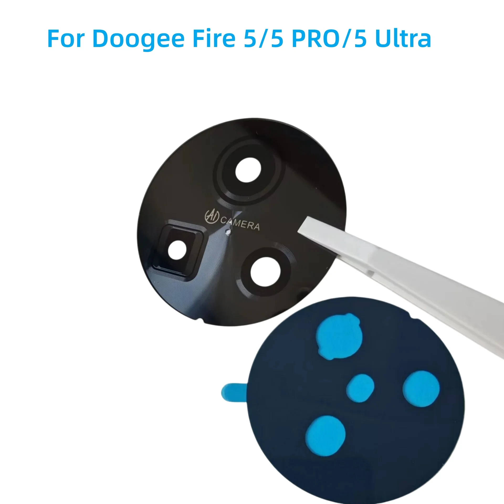 

New For Doogee Fire 5 5 PRO FIRE5 Fire 5 Ultra Cell Phone Back Rear Main Camera Lens Glass Cover Parts With Adheisive Tape