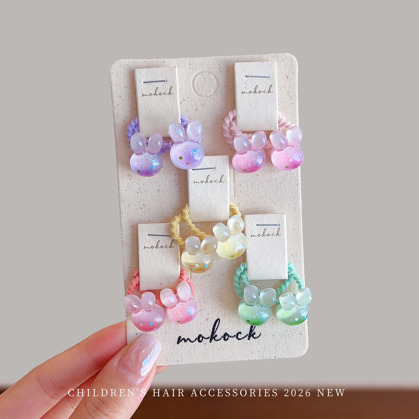 2026 Neu 2/10 Stück/Set Flauschige Frucht-Blumen-Haargummis, Haarschonend, Glitzer-Harz-Dekor, Weich und Elastisch für Babys und Kleinkinder – Detail 11