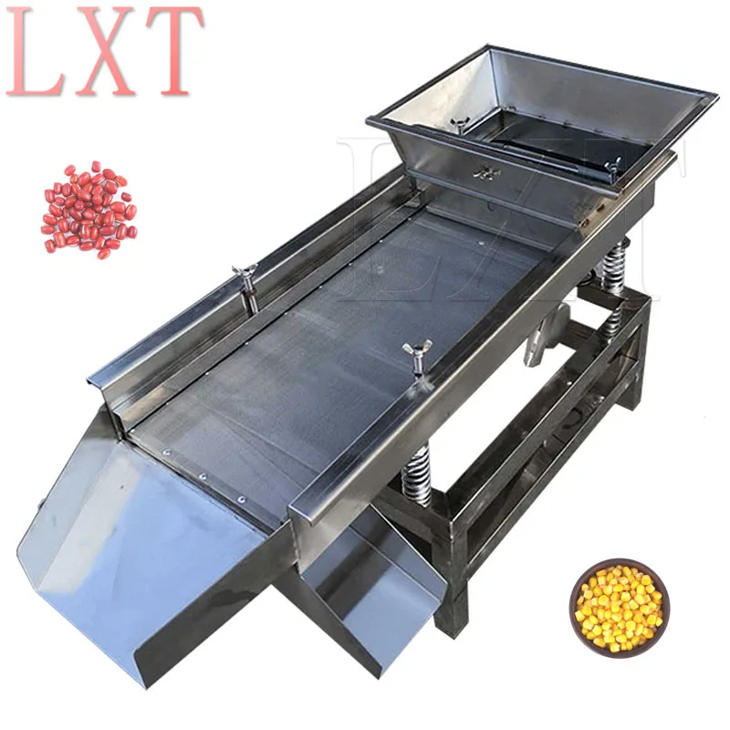 Food Sieve Machine Vibrating Electric Screen Electrostatic Large Granular Material Packing Machine