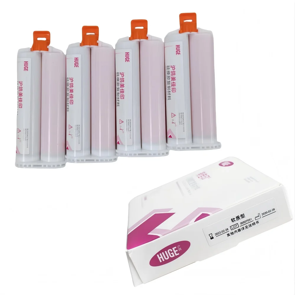Artificial Gingiva Silicone Material Lab Consumable Dental Gingival Mask Silicone for Implant Model Soft Tissue Reproduction