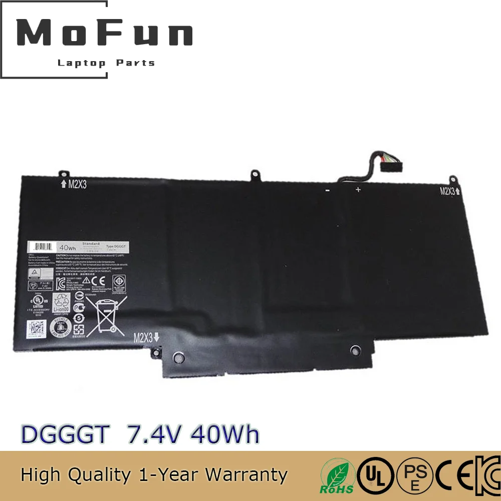 

Оригинальный аккумулятор для ноутбука DGGGT 7,4 В 40 Втч для Dell XPS11D-1308T XPS 11R-1508T XPS11D-1508T XPS11R GF5CV