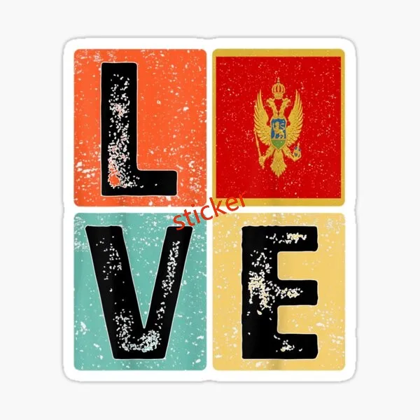 

Montenegro Decal Car Sticker Vinyl Waterproof Auto Motorcycle Racing Sticker Decoration Accessories