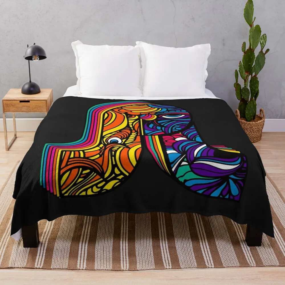 Pl pretty lights music logo classic t shirt Throw Blanket Furrys Decorative Sofas Blankets