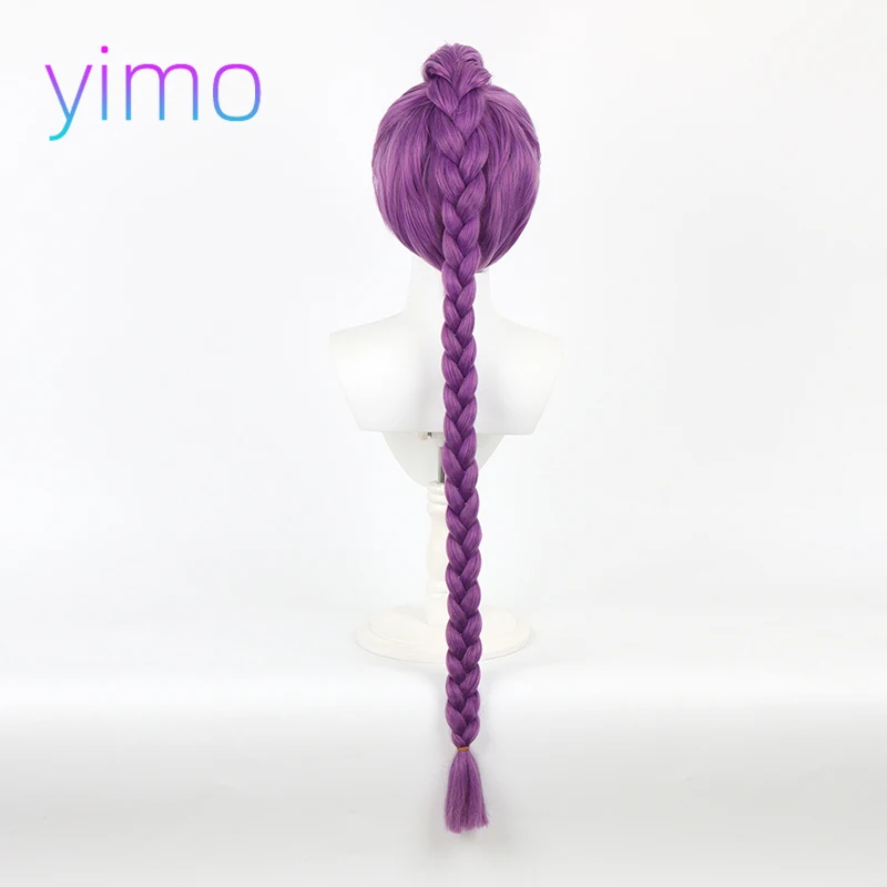 Nowe Peruki Cosplay Demon Hunters dla Kobiet i Mężczyzn Anime Rumi Mira Zoey Peruki Kostiumowe Fioletowe Warkocze Akcesoria dla Dzieci Rekwizyt Peruka Rumi