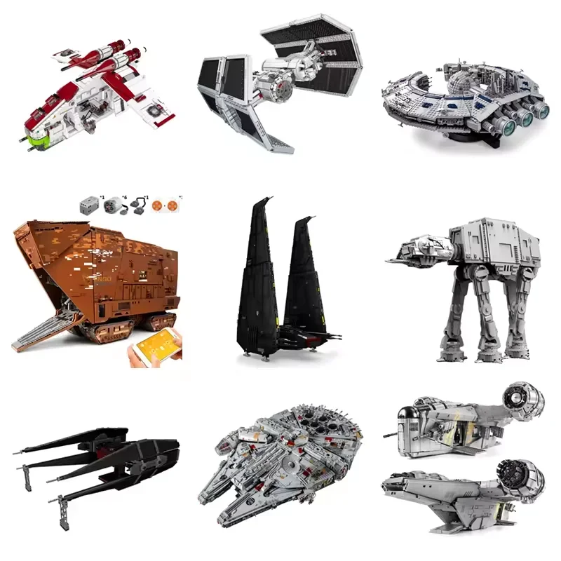 Mould King 21009 RC Sand crawler Star Plan Destroyer Toy Building Blocks Compatible MOC-13289 Cavegod UCS Bricks