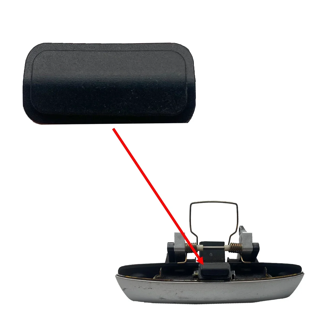 1/2/4pcs Exterior Door Handle Silicone Keyless Button Cover Cap Trim For Audi A8 D3 S8 Quattro 2004-2010 4E1837207B 4E0837207B