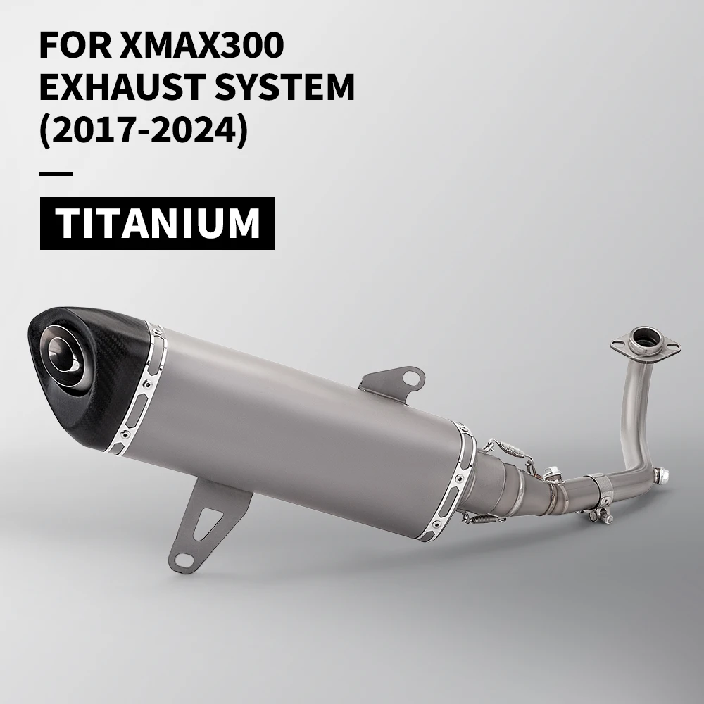 

Motorcycle Full Titanium Exhaust System High Performance Exhaust Silencer for Yamaha Xmax 300 X-MAX 300 Xmax