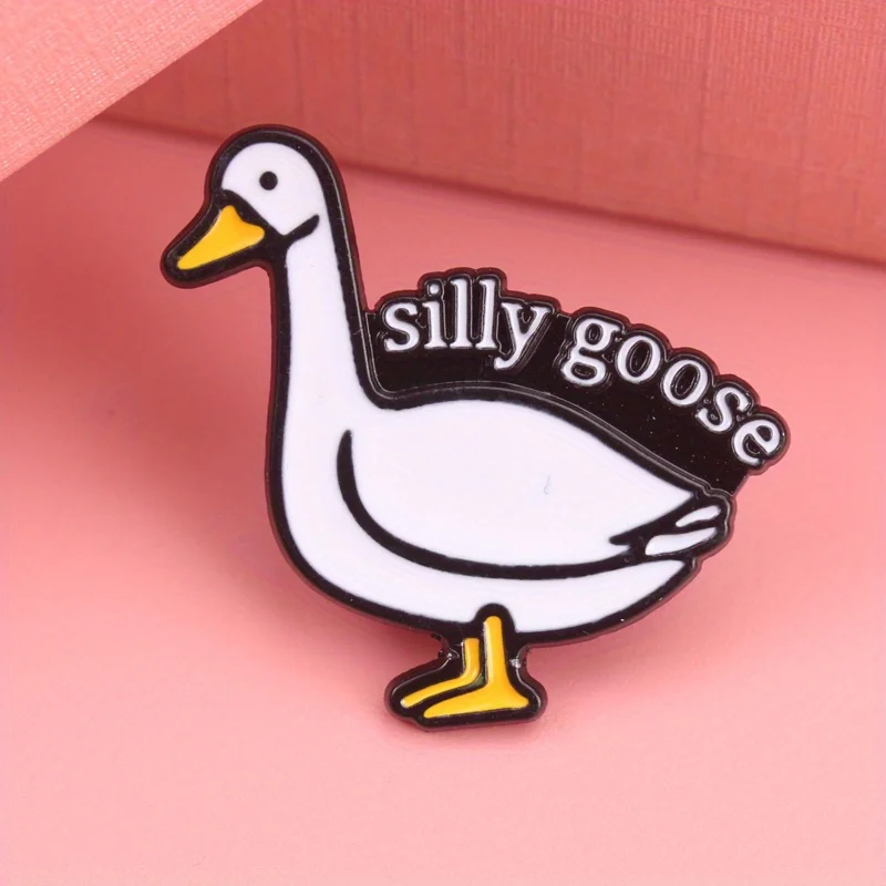 Meme Duck Rebellion Set: 11 freche Enten-Pins-Kollektion mit Stilvollen Untertiteln - Bonk Stick Cup Duck Scarf Goose – Detail 4