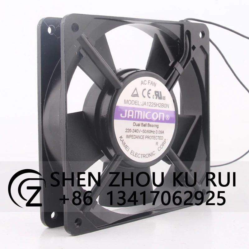 Case Fan for JAMICON JA1225H2B0N 120X120X38MM 220V 0.09A 12CM Cabinet Axial Flow Inverter Cooling Fan