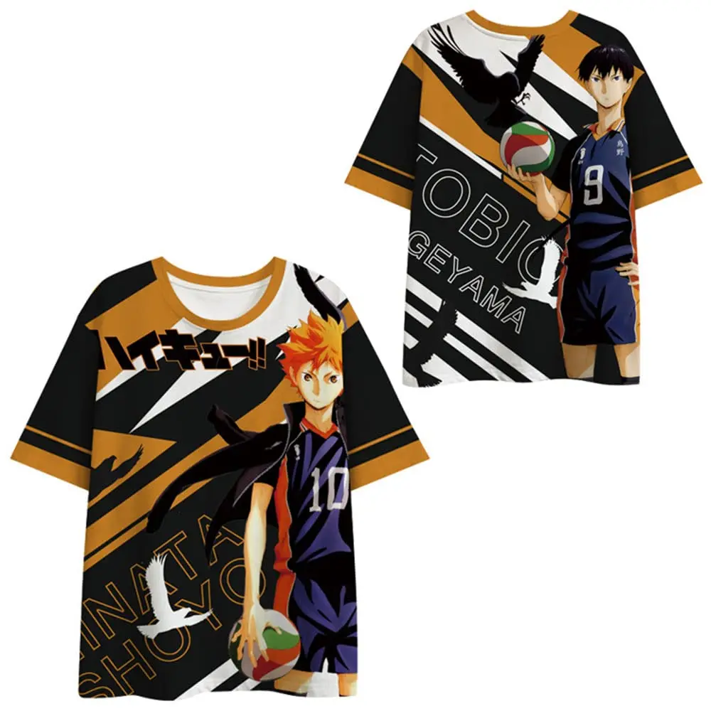

Haikyu!! 3D Tshirt Adult COOL Manga Streetwear New Fashion Cool 3D Tees Short Sleeve Outwear O Neck T Shirt Women Men Clothes
