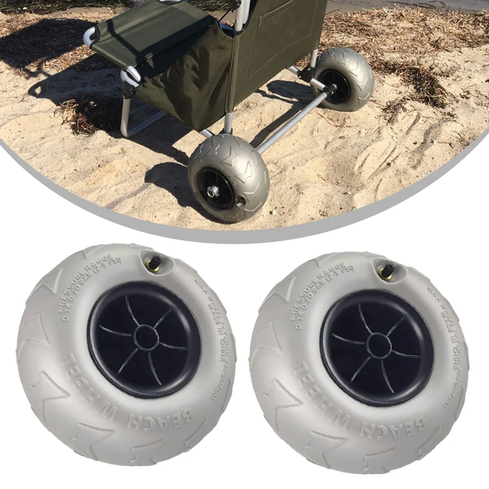 

Kayaking Accessory Balloon Wheel Outdoor Adventure Utility On Sand Multi-Purpose Wheels Sinking Prevention Easy To Install