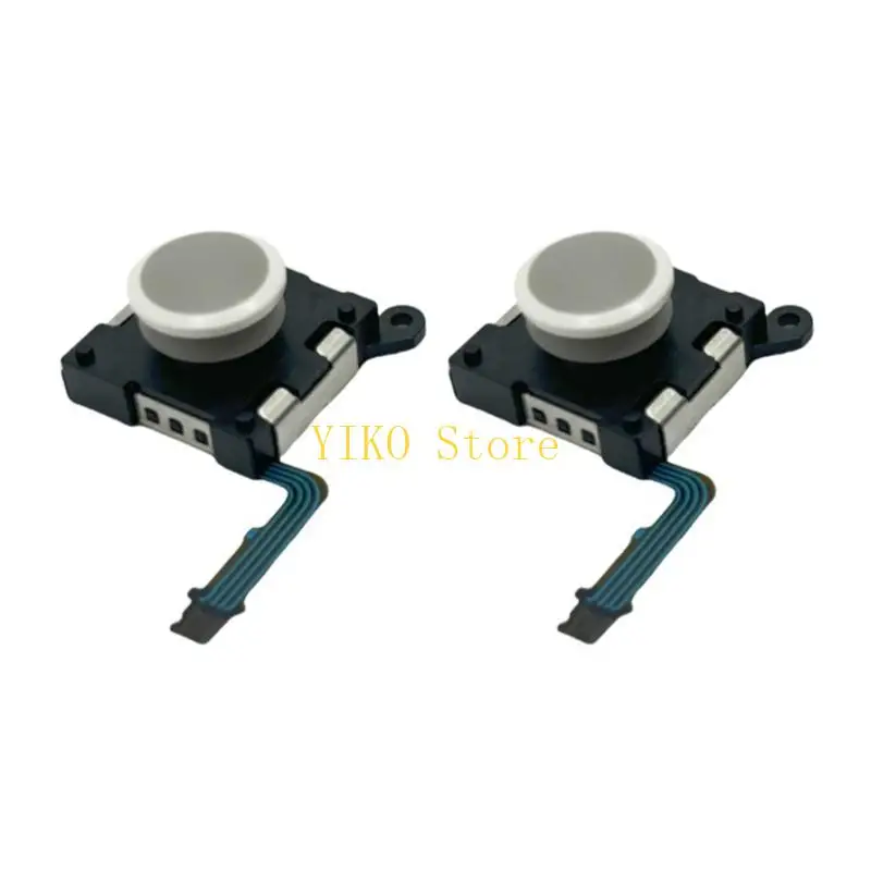 K32C 2Pcs Replacement Thumbstick for 2000 Joystick Button 3D Analog Thumb Repair Part Gaming Accessory Easy Install