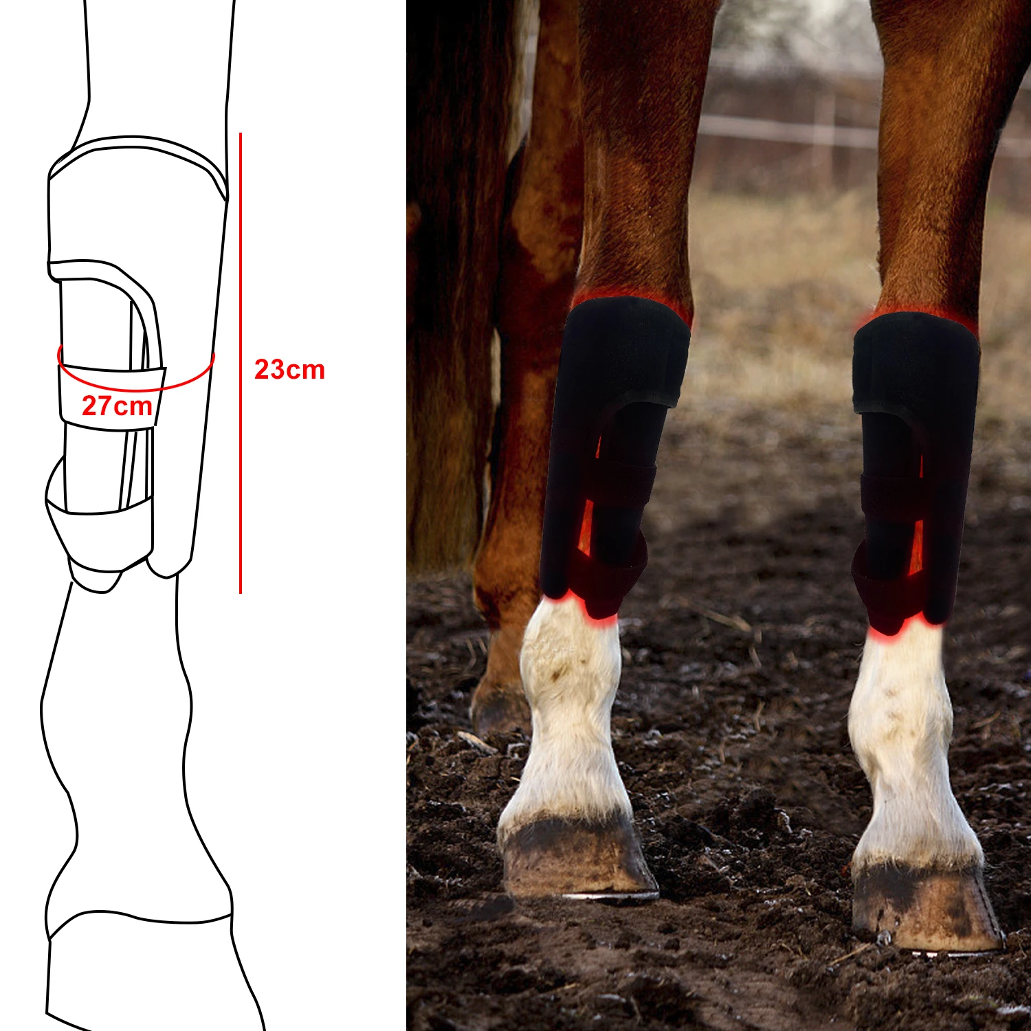 NEWPet Care LED Treatment Animal Physical Healing Pad Portable Horse Equine Pulsed Red Light Therapy Blanket Tissue Muscle Repai