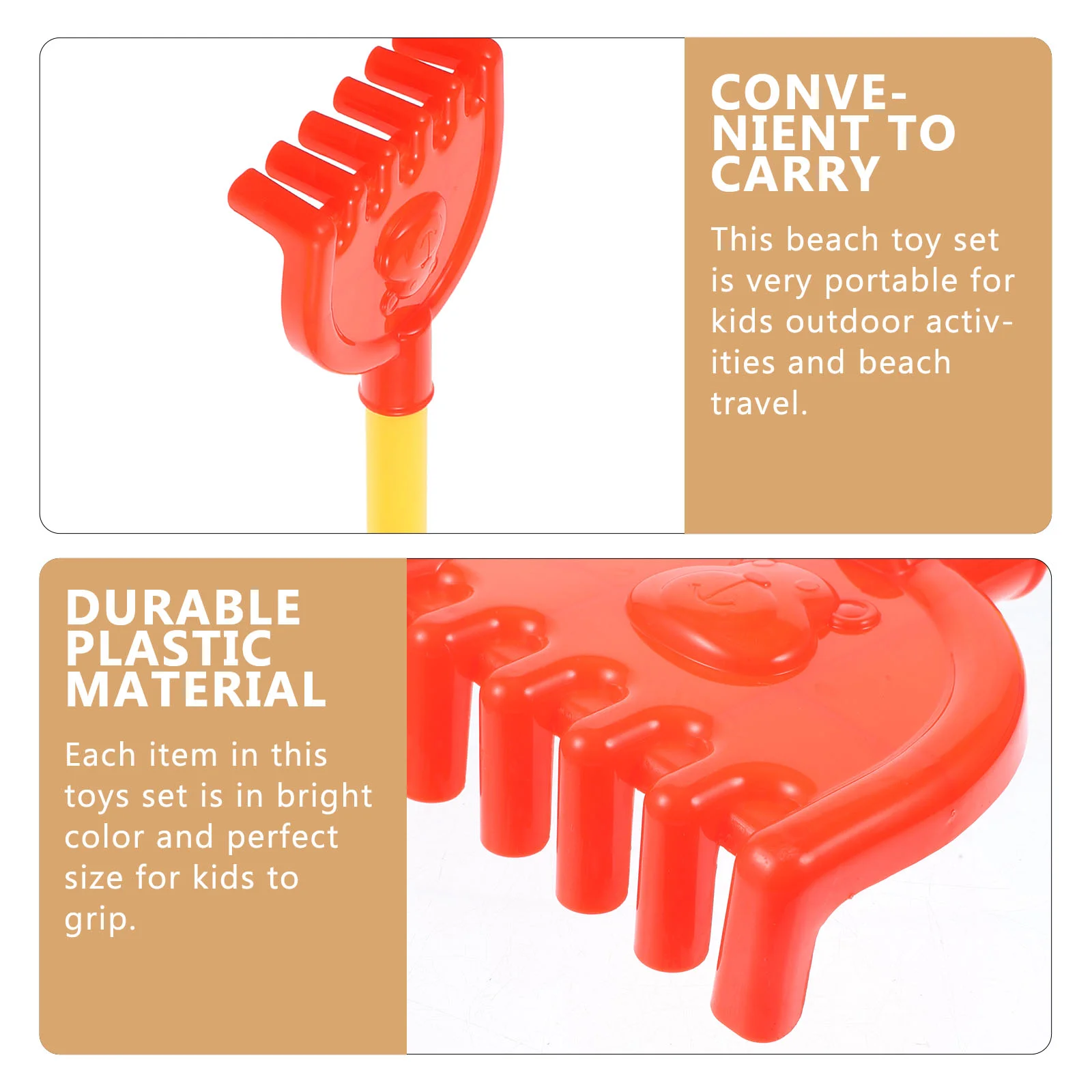 4 pezzi giocattolo da spiaggia strumenti per scavo di sabbia giocattoli per bambini attrezzatura da mare in plastica per bambini