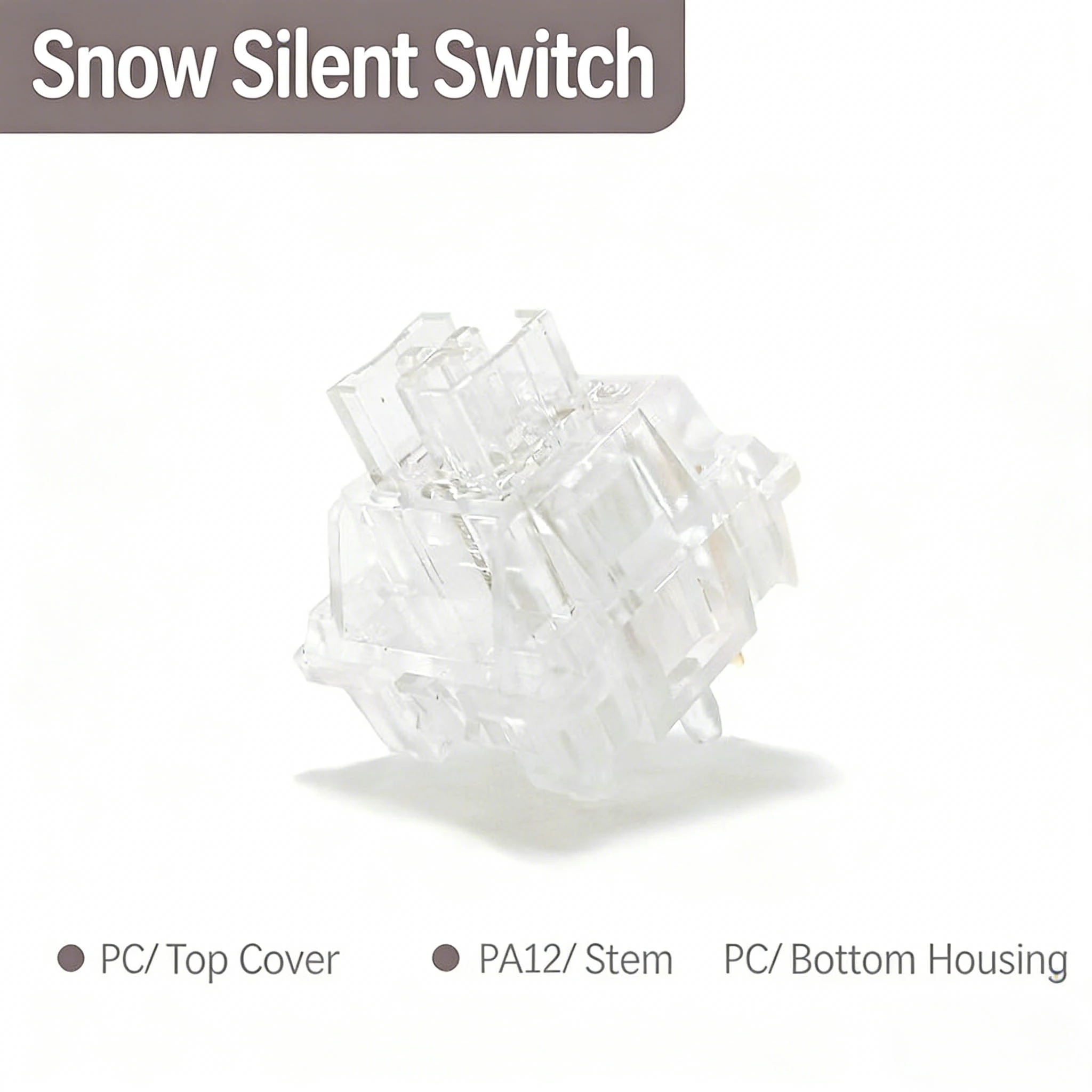 Outemu Ice Snow Switches Silent Linear Switch 5pins 40g Fact