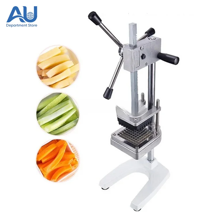 Restaurant Hotel Used Manual Potato Chips Cutter/ Hand Press Vertical French Fries Cutting Making Machine