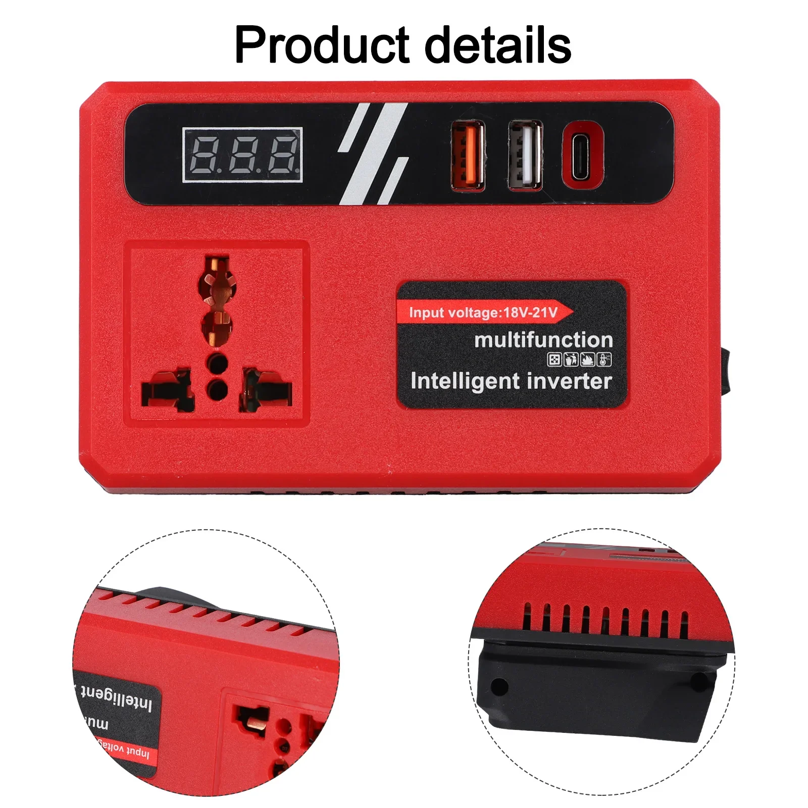 

High Performance 220V USB Charging Lithium Inverter Designed for A32106 For DCB200 Enhanced Monitoring Options