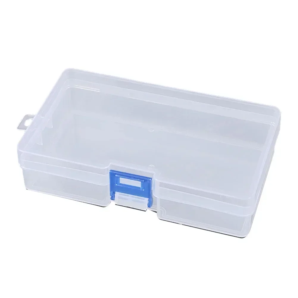 

Transparent Screw Holder Case Rectangle PVC Storage Box Latch Jewelry Nail Fishing Organizer Container Equipment Tool Case