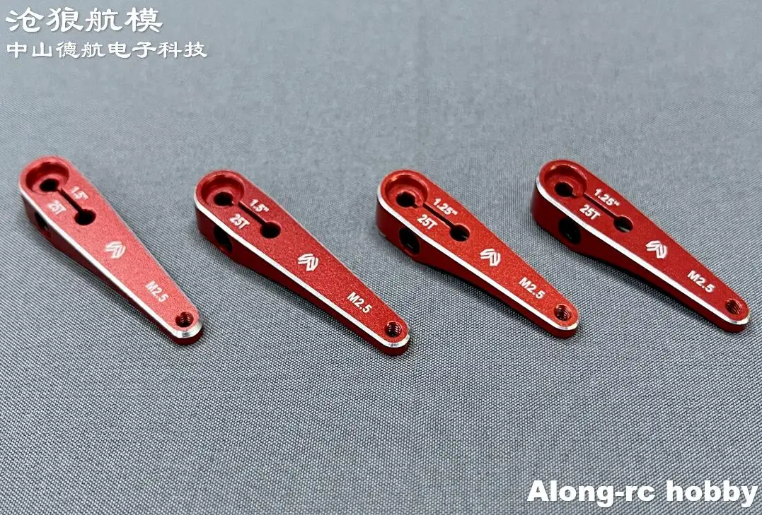 Skywing SW030HV SW988 SW989 Servoteile Mini 25T 1,0 Zoll M2 1,25" 1,5" 1,75" Metallarm für RC-Modellflugzeug 3D-Flugzeug – Detail 31