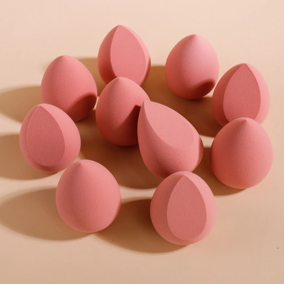 Wet and dry makeup sponge set, 2/20 /50 /70pcs water drop shape water drop oblique shape powder puff