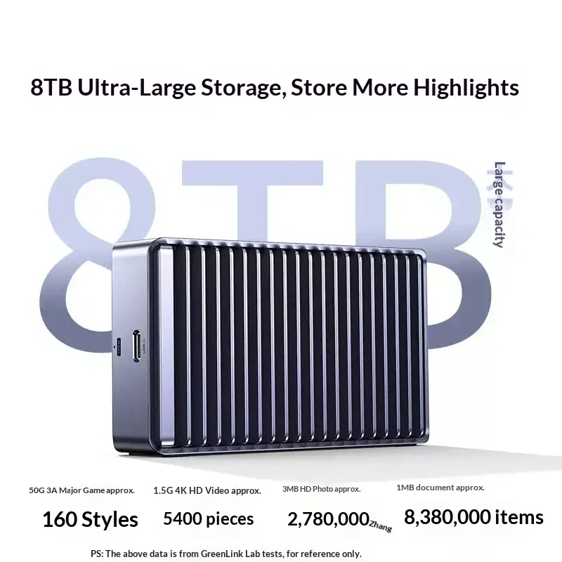 UGREEN D700 Docking Station Adapter USB4 M.2 NVMe SSD Enclosure 40Gbps Dual Fin Cooling Thunderbolt 3/4 55316
