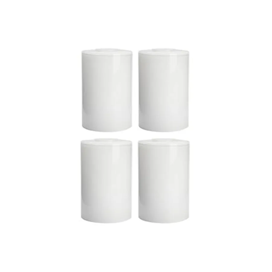 

4 Pack s Covers, 5.5in Height, 3.5in Diameter, 1-5/8in Fitter, Glazed Cylinder Glass Lamp Shade Replacement for Pendant Light W