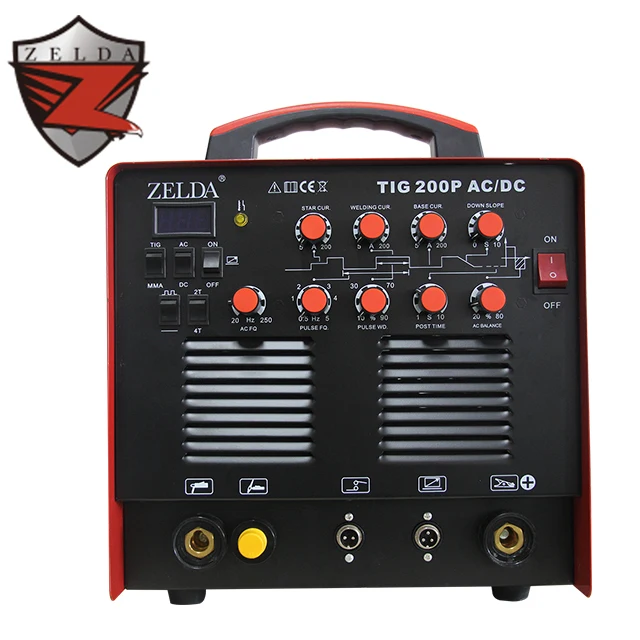 Hot Sales Portable AC DC Tig Welder Thermal Protect 200a Tig Ac Dc Welding Machine Aluminum Expert