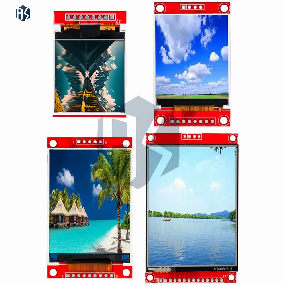 Módulo LCD de pantalla a todo color TFT de 1,44/1,8/2,2/2,8 pulgadas, interfaz de controlador ILI9341 SPI para Arduino