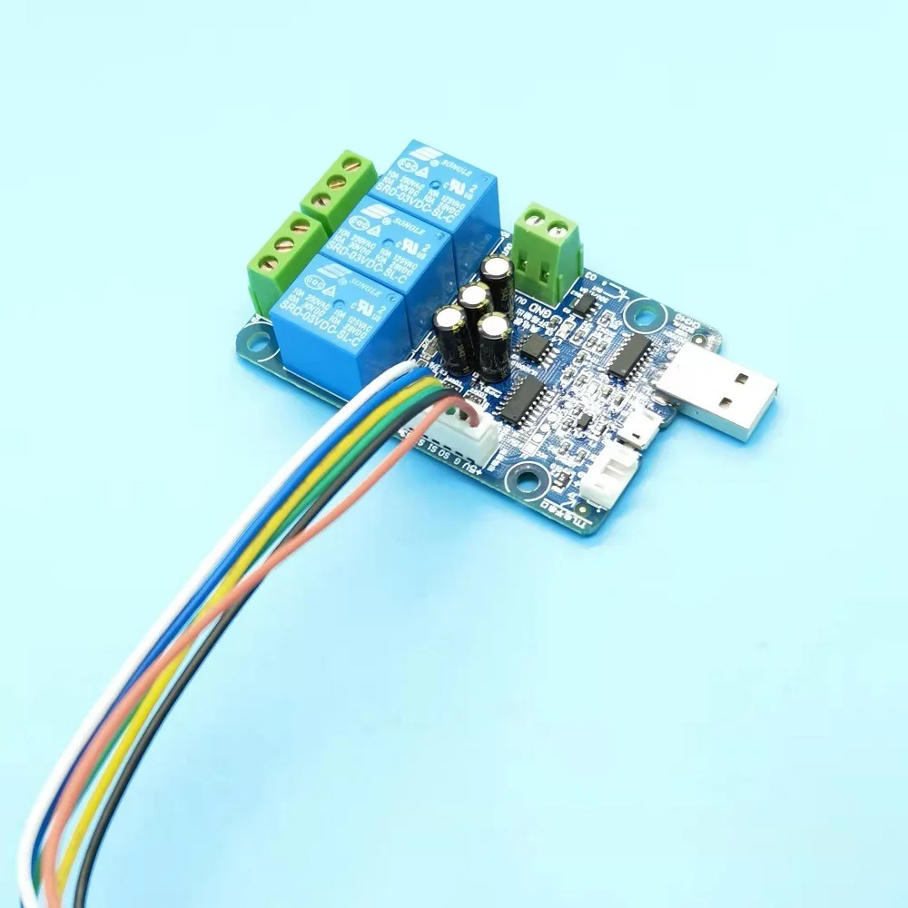Módulo de entrada de conmutación 4DI4DO, conteo de frecuencia, conexión de comunicación USB/TTL, carga de placa base Android B63