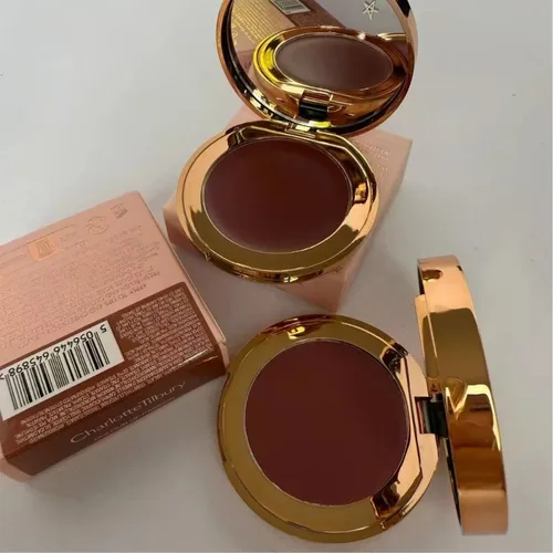 Imagen 2 del producto Charlotte Tilbury-rubor individual y brillo de labios 2 en 1, adhesivos hidratantes pigmentados para labios y mejillas, crea un acabado luminoso Natural