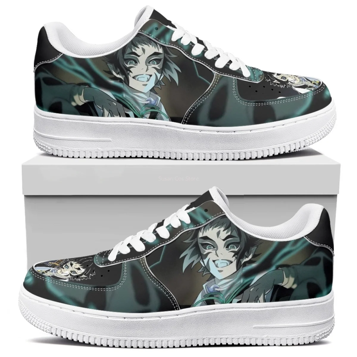 أحذية أنمي كوروساكي مخصصة ، أحذية منخفضة القطع ، أحذية رياضية ذات روح شريرة ، أسلوب هزلي لطيف ، إكسسوارات تأثيري ، هدايا للذكور و الإناث