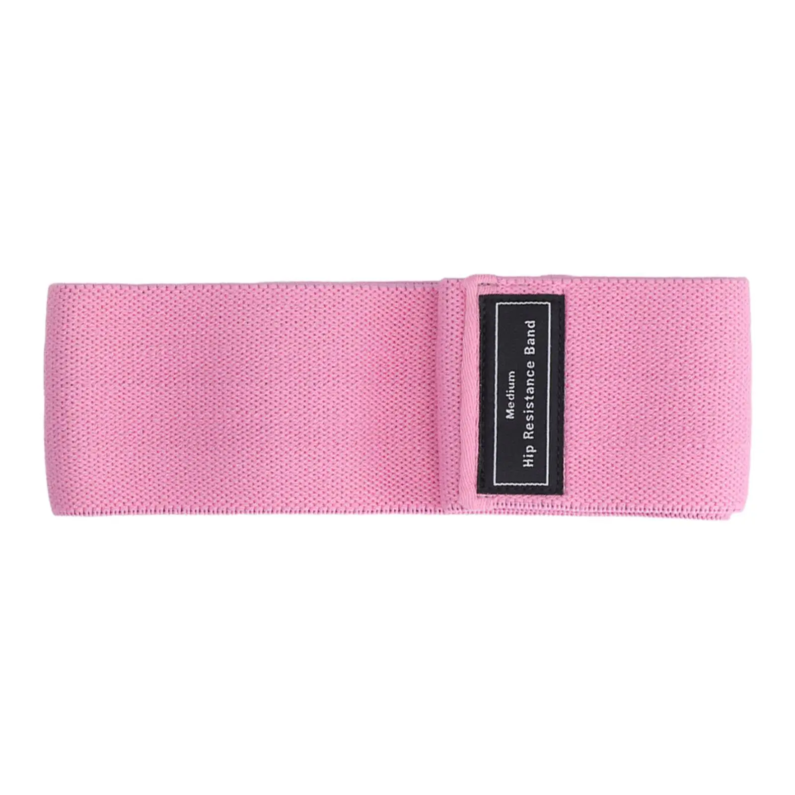 

Pink Hip Resistance Bands - Non-Slip Unisex Workout Bands for Legs, Lightweight Polyester & Latex for Beginners