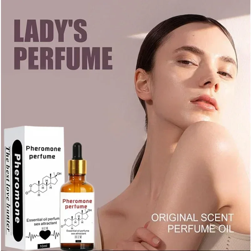 ⁿⁱᶜᵉ Pheromone Perfume Oil For Men Women Long-lasting Natural Refreshing Body Perfume Fragrance Pheromone Essential Oil 10ml