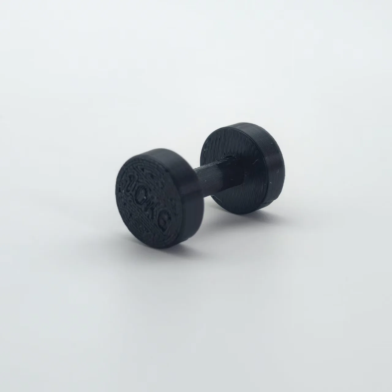 2pcs 1:12 Mini Dumbbell Model Fitness Equipment Miniature Gym Accessory Workout Scene Prop Desktop Decoration Craft Ornament