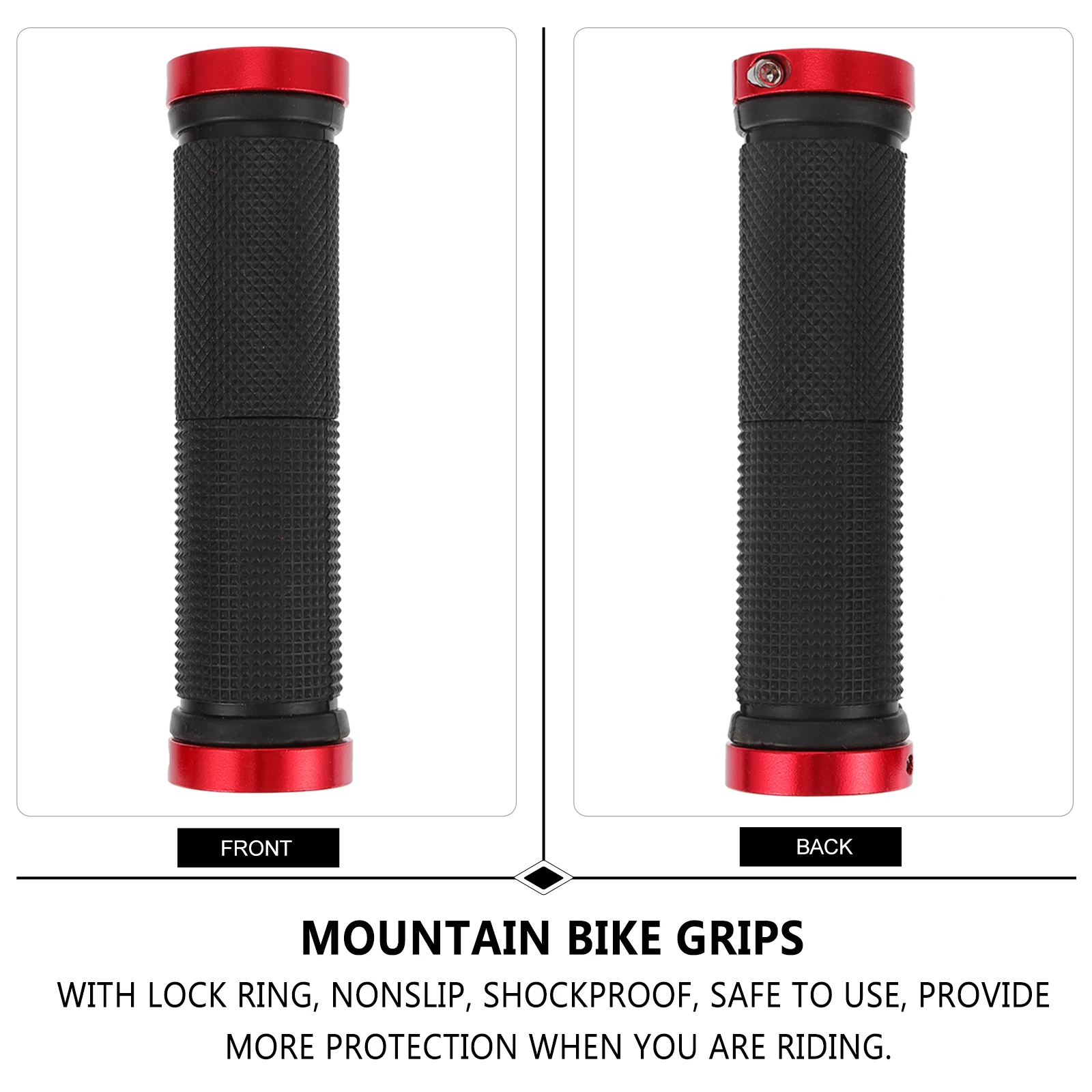 

Aluminum Alloy Bicycle Grip Child Universal Abs Ergonomic Mountain Bike Handlebar Cover