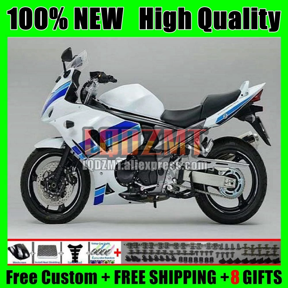 Bandit For SUZUKI GSX1250F GSX1250 FA C 11 12 White blue 13 14 15 25No.13 GSXF1250 GSX1250C 2011 2012 2013 2014 2015 Fairings