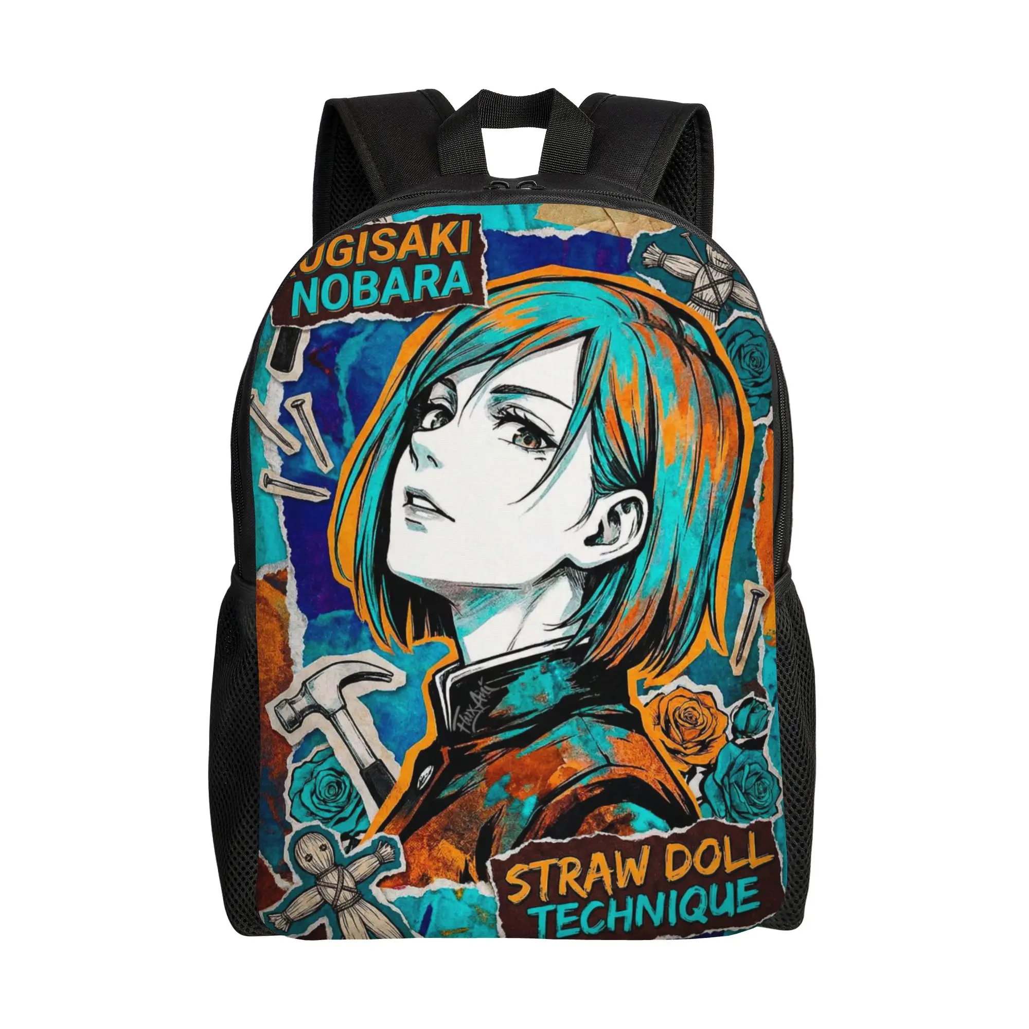 

Back to school season Nobara Kugisaki (12) Backpack Jujutsu Kaisen For Women Lightweight Backpack