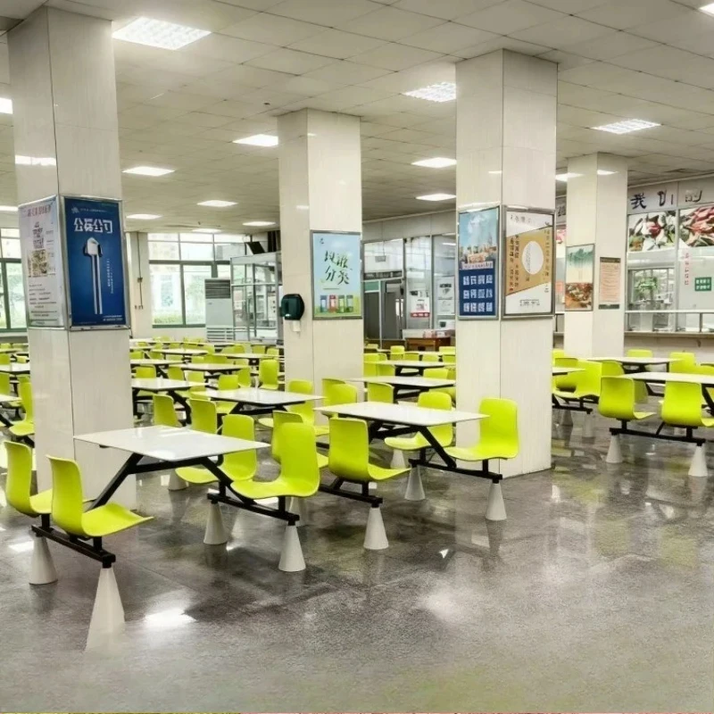 Slate Dining Tle School Students Staff Buffet Fast Food Rtaurant Commercial Siame Four-Person Cantee