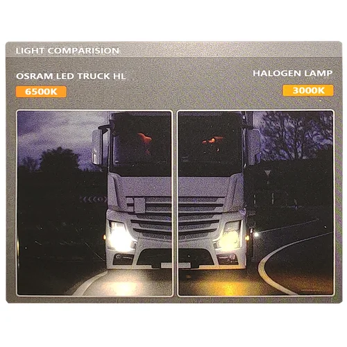 Imagen 2 del producto OSRAM 24V LED H1 H4 H7 camión HL Pro faro 90W 6500K Super brillante blanco coche LED camión lámparas originales ﻿ Bombillas de adaptación, par