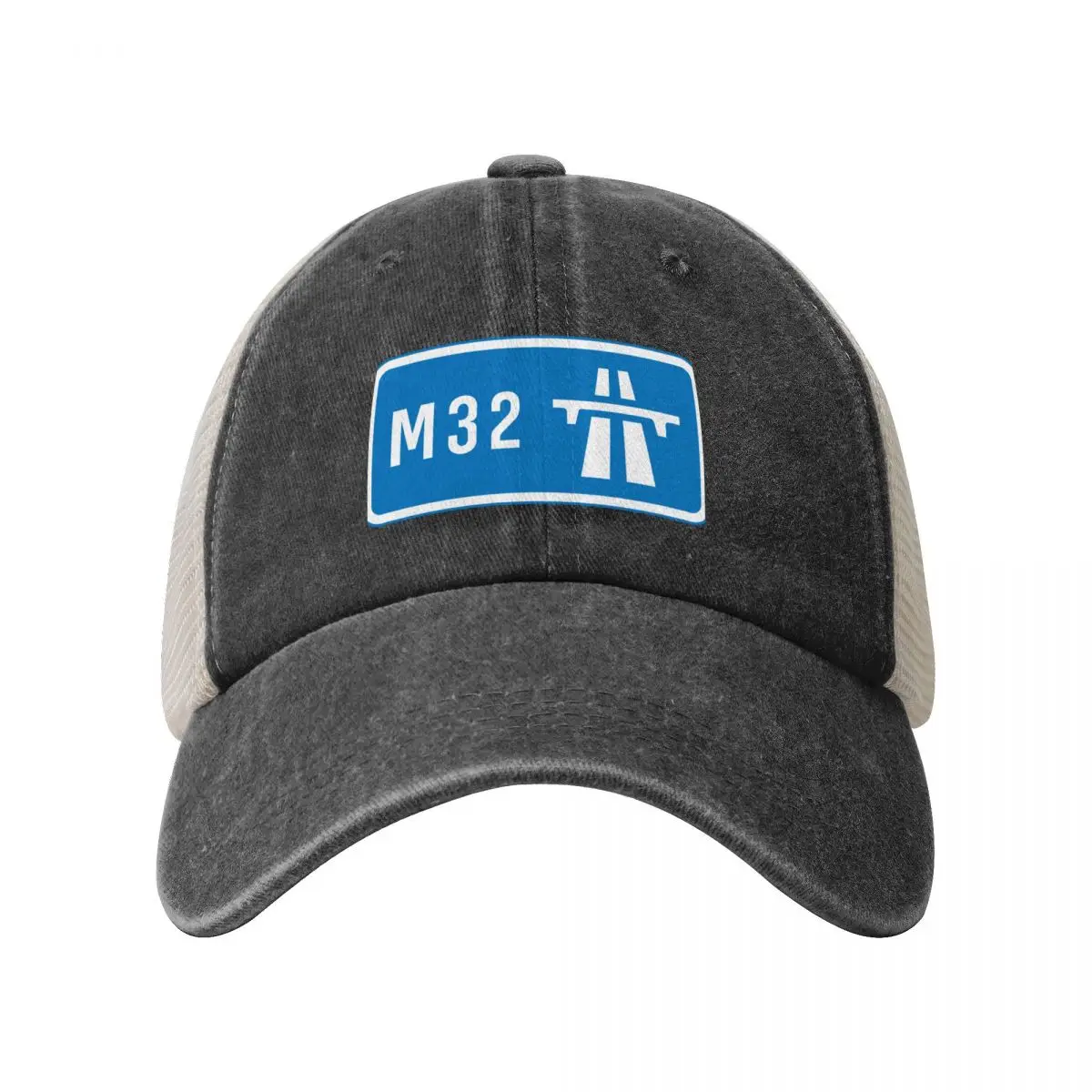 Bristol Bound - Blue M32 Motorway Sign Baseball Cap Luxury Brand Rave Men's Women's