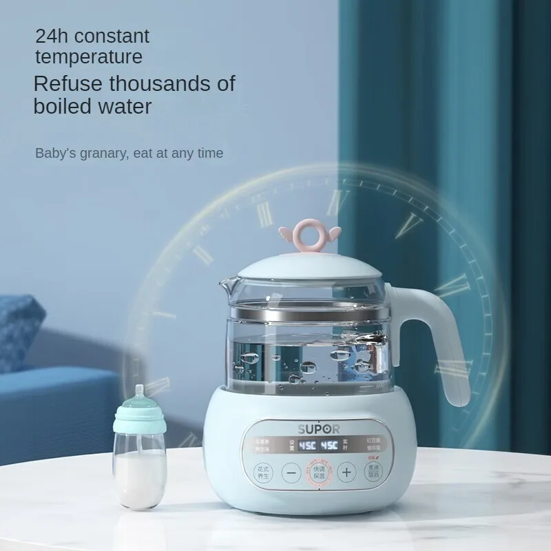 Electric Kettle with Smart Thermostat for Baby Milk Home Health Kettle for Automatic Warm Hot Milk Water Boiler for Brewing Tea