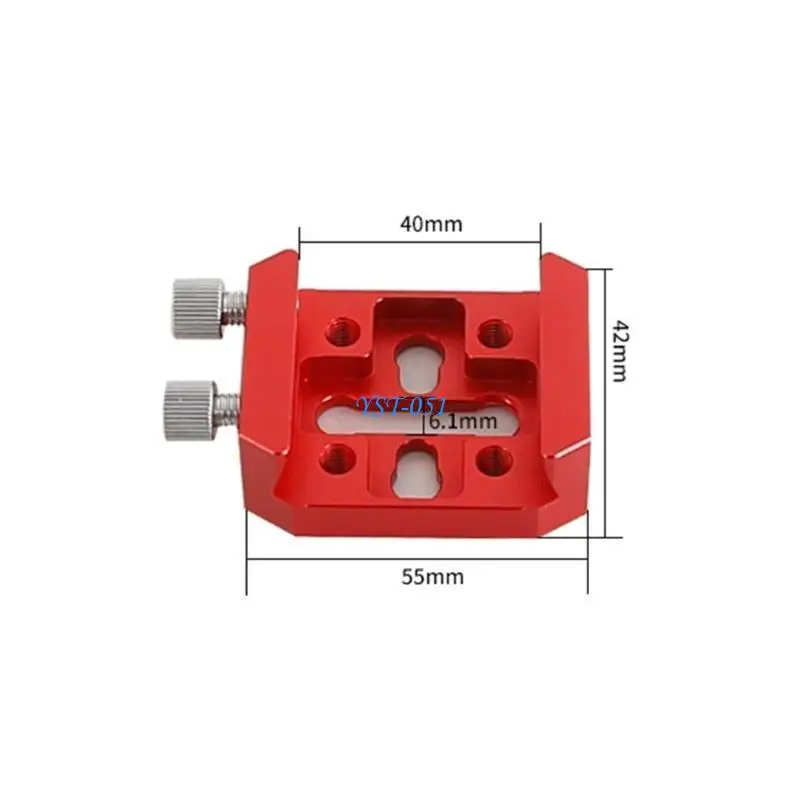 

E15A Bar Dovetail Plate Metal Mounting Plate Saddle for Sky- Astrophotography