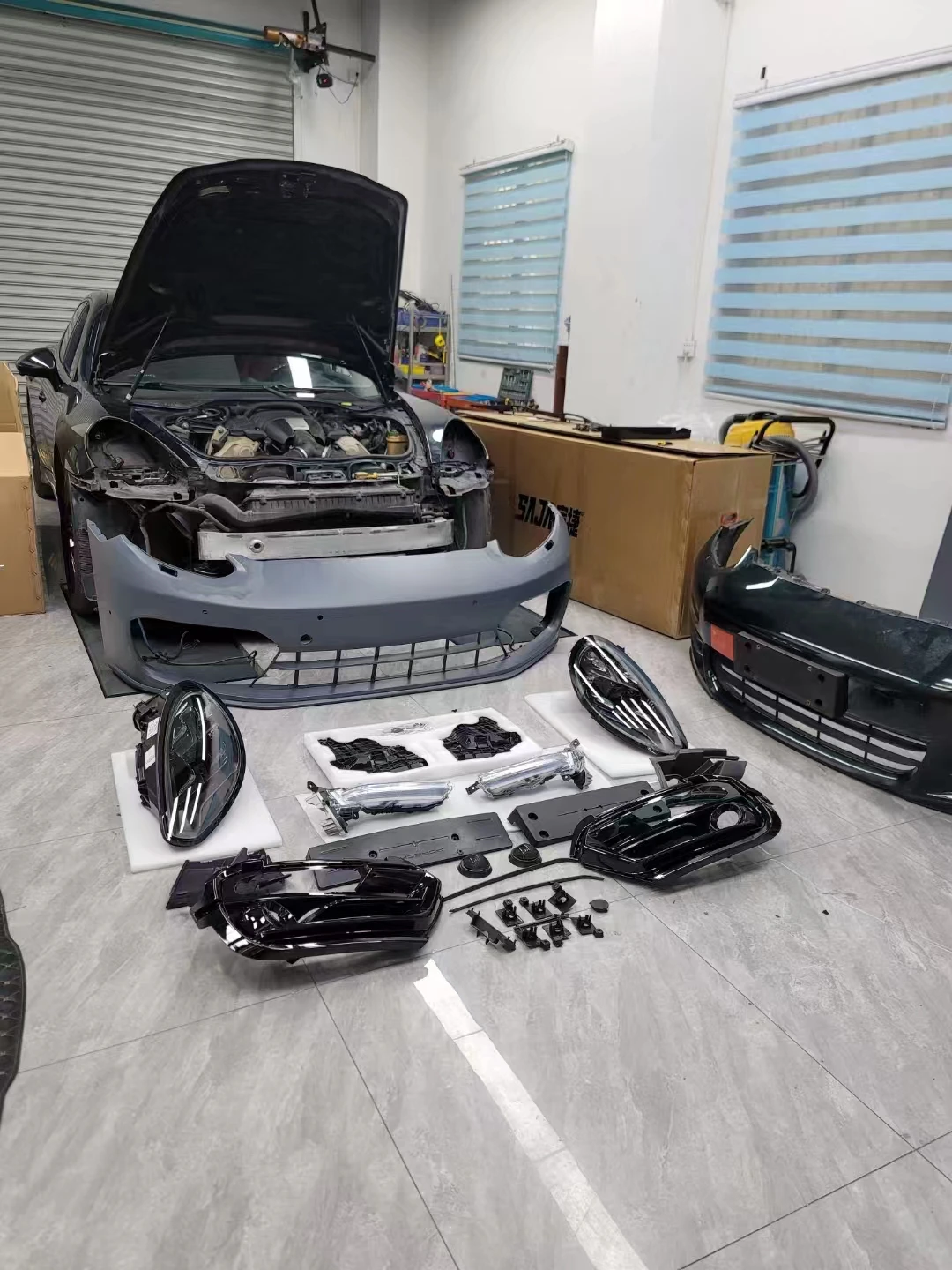 Bodykit for 970 Upgrade to 971 Car Tuning Parts Panamera Modification Old to New Front and Rear Bumper Luxury Vehicle Accessory