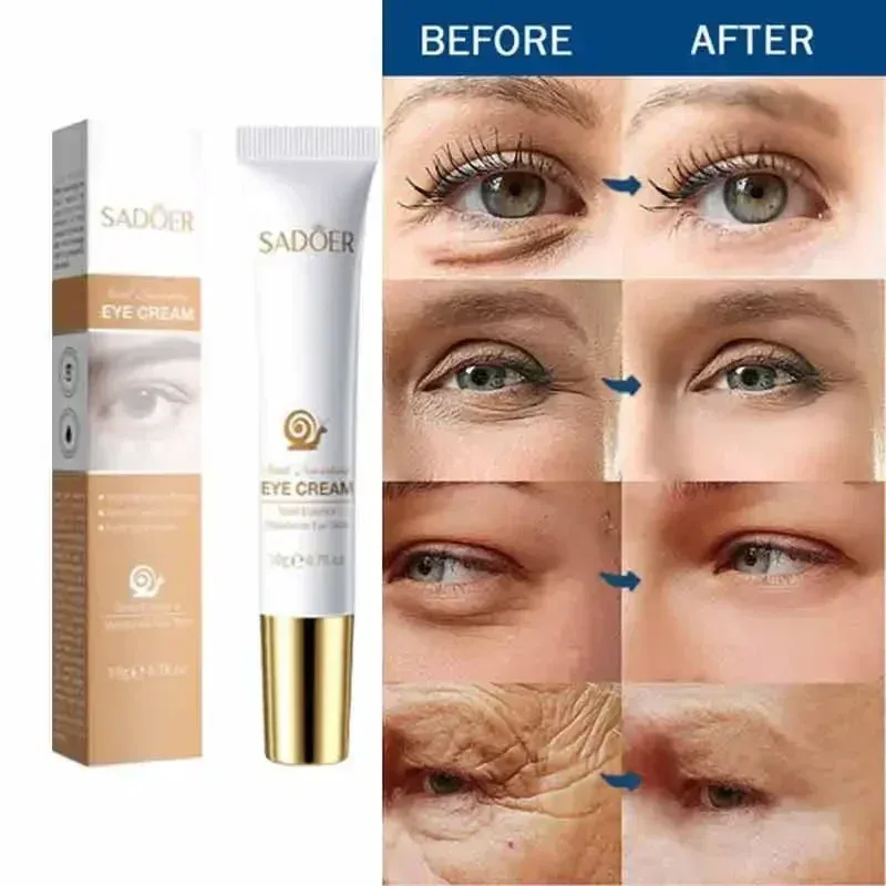 New Removal Wrinkles Eye Cream Collagen Eye Bag Removal Lifting Fade Fine Lines Moisturizing Brightening Anti Puffiness Eye Care