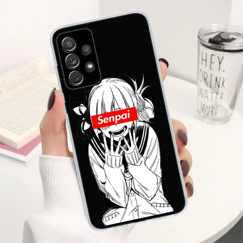 Sugoi Senpai Japanese Anime Waifu Phone Case For Samsung Galaxy A52 A53 A54 A55 A12 A13 A14 A15 A22 A23 A24 A25 A32 A33 A34 A35