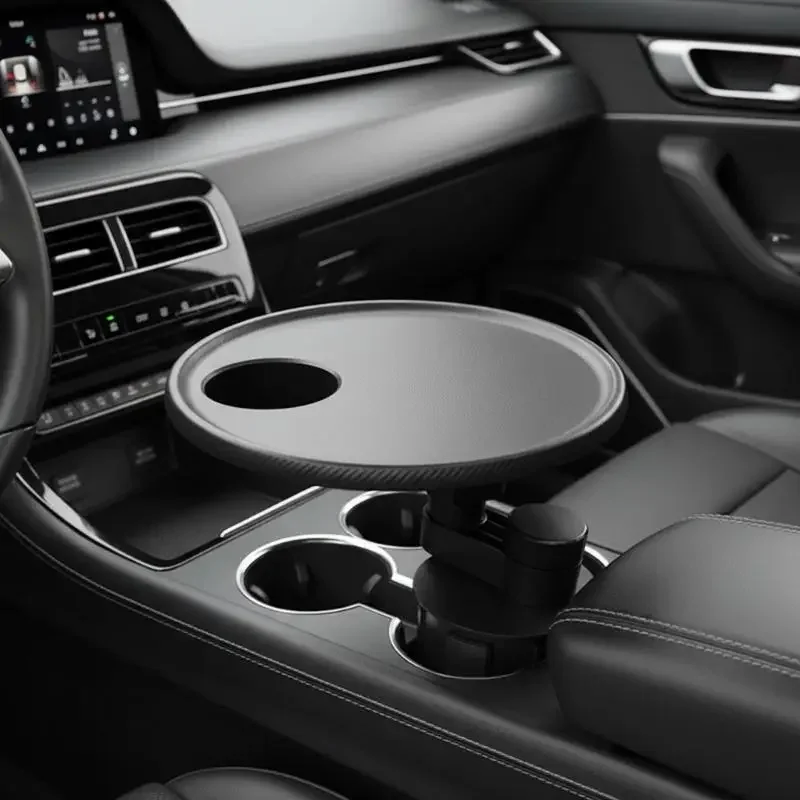 1Pcs Car Cup Holder Expansion Tray for Organized Drink and Snack Storage in Vehicle