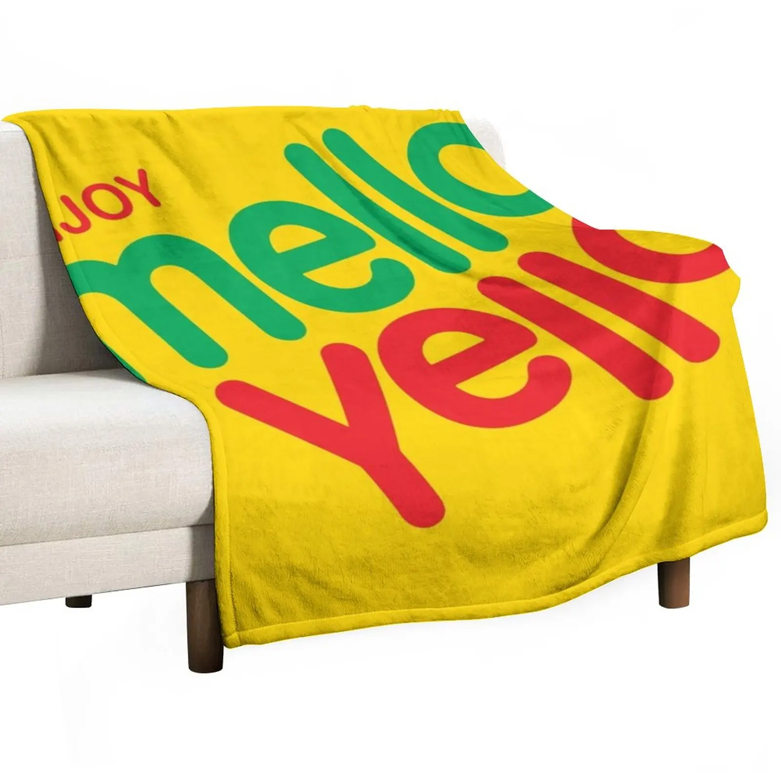 

Enjoy Mello Yello Throw Blanket Winter bed blankets Thermal Blanket blankets and blankets